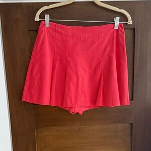 Zara Vibrant Red Women's Skort